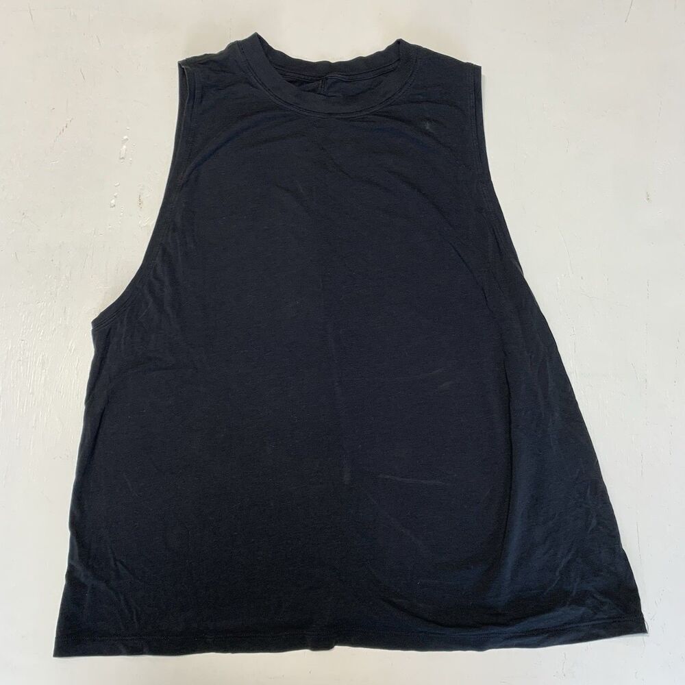 Lululemon All Yours Boyfriend Tank Black Women’s Size 10